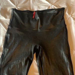 SPANX faux leather legging 2X